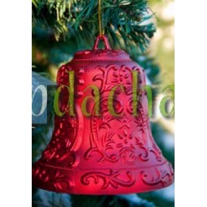 Объемный колокольчик с рисунком